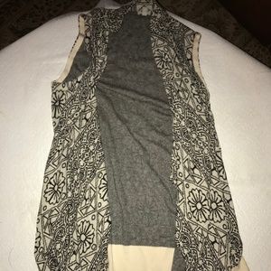 Long Patterned Vest